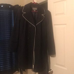 Ann Taylor navy trench coat